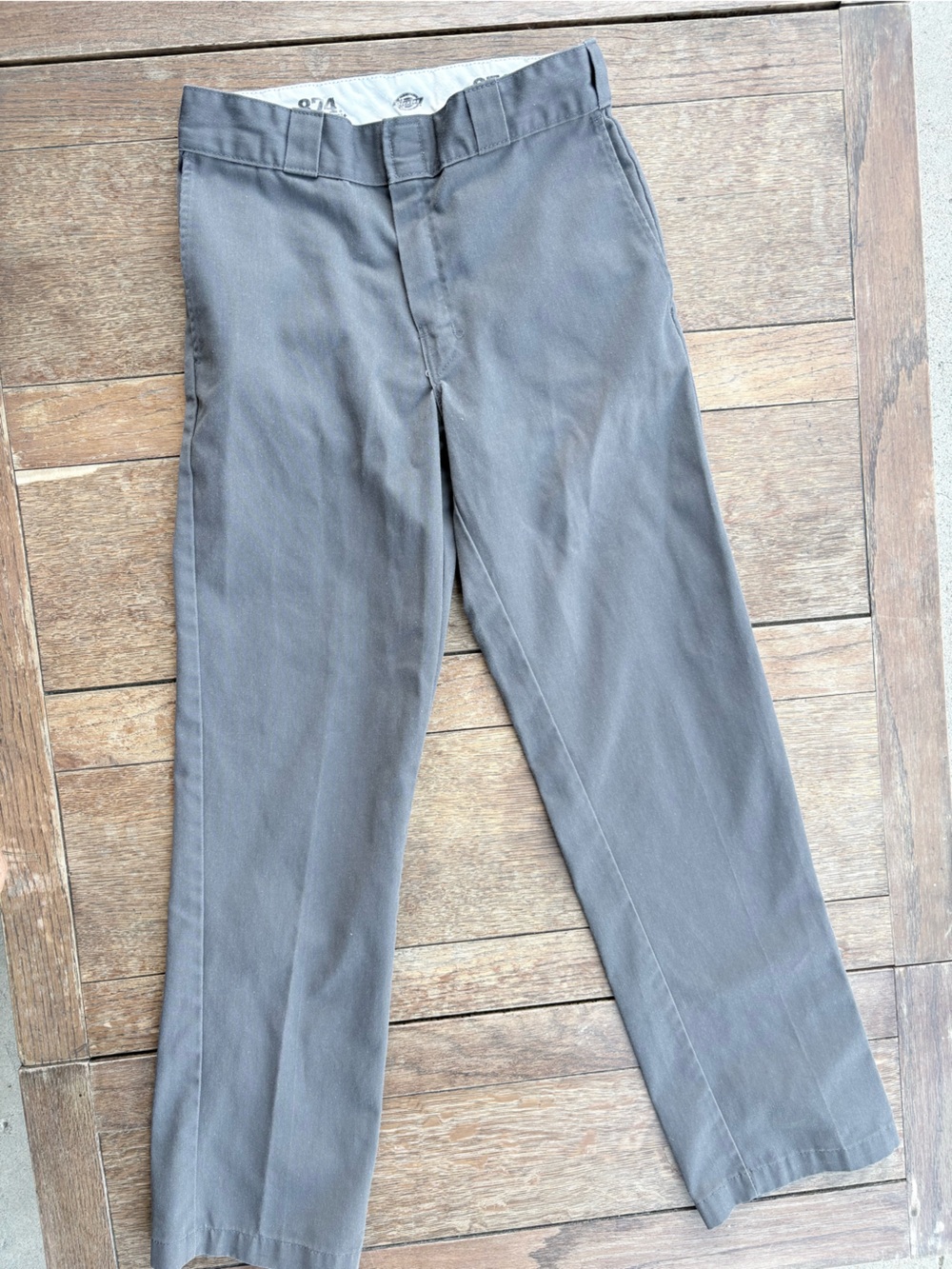 Dickies Straight-Leg Work Pants in Gray 0501 - Picture 2 of 9